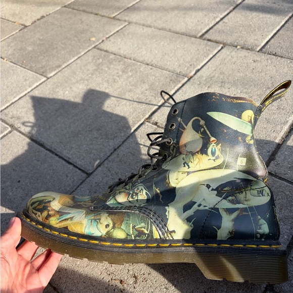 RARE ** Doc Martens Pascal Hell boots from limited Bosch Museum Collection - Picture 4 of 14